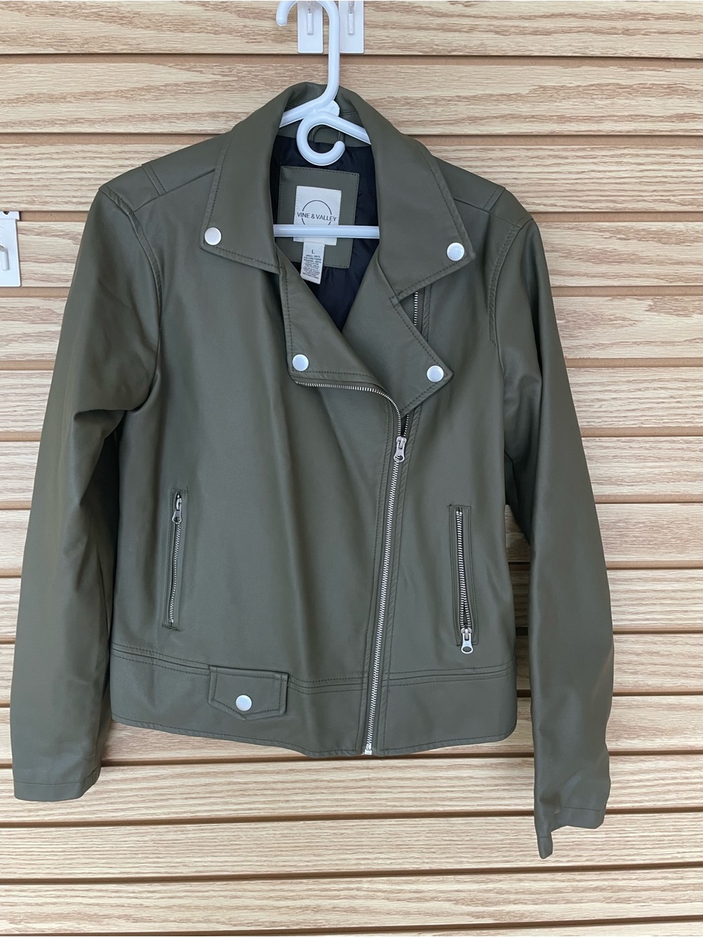 Olive Moto Jacket